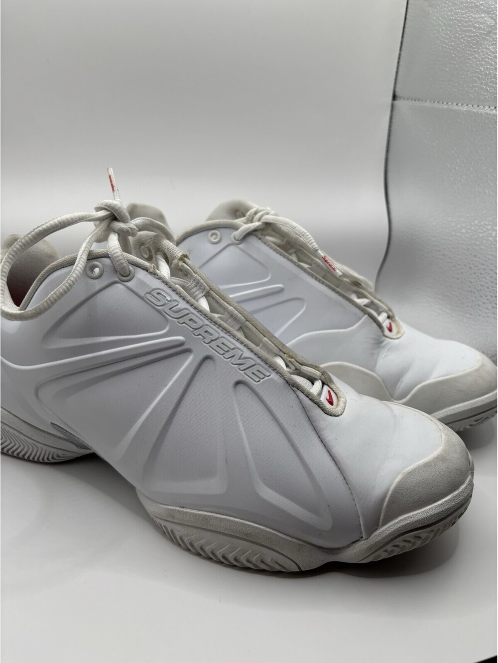Nike Supreme White Athletic Sneakers